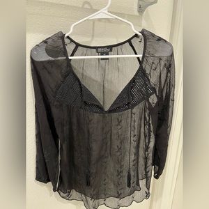 Sheer lucky brand top